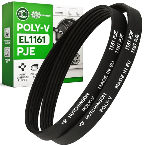 Keilriemen Trockner Poly-V 1161 mm PJ5 C00142181 C00027206 für Indesit | 481935810049 481281728272 für Whirlpool - MADE IN SPAIN - Garantie 5 Jahre - ONIX TECH