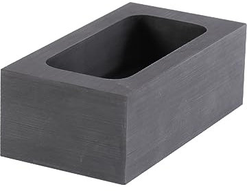 Anneome Nichteisenmetall-schmelzgussform Graphit-barrenform 85x45x30mm Wärmeleitfähig Robust