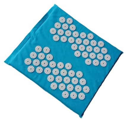 Sharplace Fußmassagematte für Plantarfasziitis, tragbare Akupressurmatte, Fußreflexzonenmassagematte, Fußmassagegerät für Fußgewölbeschmerzen, Fersenspornschmerzen, Stressabbau, Blau