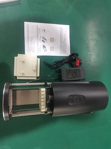 Elektrischer Pommes-Frites-Schneider,Pommesschneider Edelstahl mit 1/2 & 3/8 Zoll Klinge,Pommesschneider für Restaurants & Haushaltsküche,Verwendung für Kartoffeln Karotten Gurken