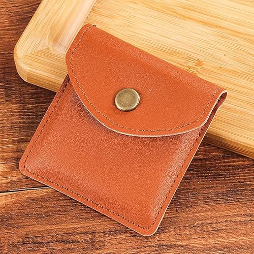 Tefexer Mini Pocket Ashtray Pouch Fireproof Portable Reusable Premium Leather Storage Ash Bag Cigarette Smoking Accessories