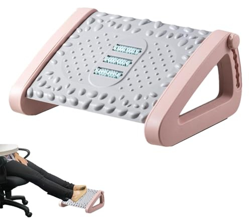 Füße für den Desktop ausruhen - Rest ergonomisch Fuß | Persapix of The writeri | REUSTABLE RESTHOLTHORTS -STUHR UNTER DER Tisch | Ergonomisch geneigter Stuhl mit Textur