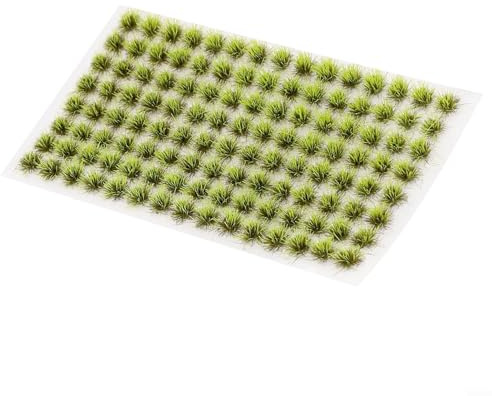 Hierbas estáticas verdes tupidas ideales para modelado y decoración de terrenos ferroviarios (3)