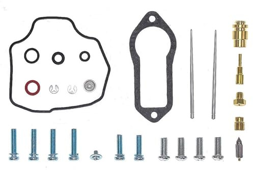 Kit De Réparation De Carburateur De Moto pour Y&amaha XT350 1985-2000 Kit De Réparation, Soupape D'arrêt d'air, Flotteur, Joint De Pointeau Carburateur Reconstruction Pièces