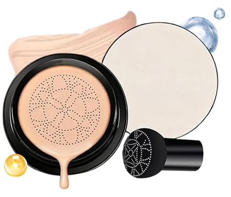 JINGLING CC Cream Foundation – varaktig fuktgivande – luftkudde concealer hudkorrigerare – för mogen torr fet känslig hud dagliga resor bröllop fest födelsedag kvinnor