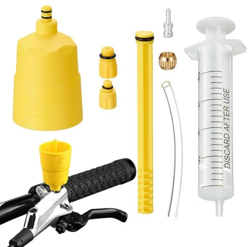 Genérico Hydraulic Brake Bleeder Kit: Bicycle Brake Lubrication Tool with 20ml Filling Device, Maintenance Kit Improving Flu Flow Management