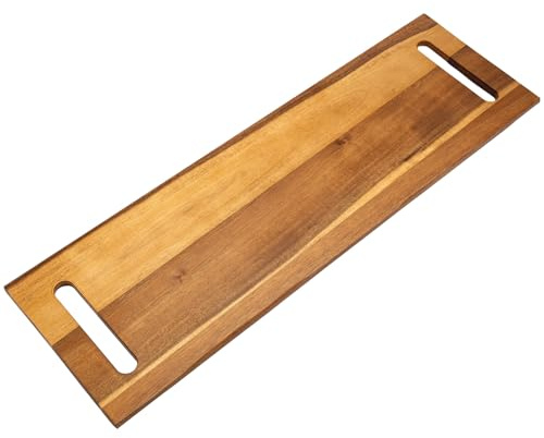 SUNNYNEST Bamboo Cheese Board Knife Set Charcuterie Platter and Serving Meat Board Wooden Serving Platter Unique Gifts for Christmas Wedding Birthday Anniversary