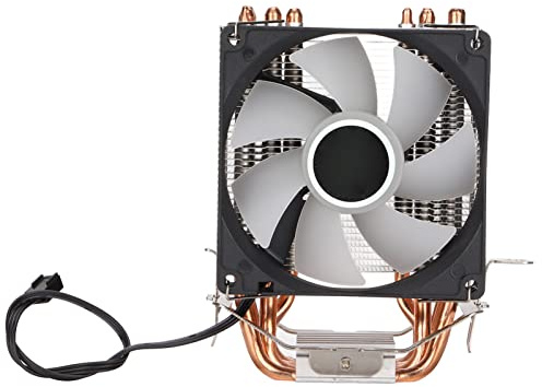 HUSHUI Ventola di Raffreddamento Silenziosa da 90 Mm per Effetto di Illuminazione RGB del Dispositivo di Raffreddamento della CPU per Luci Colorate RGB in Metallo 1 unità (ventilatore singolo)