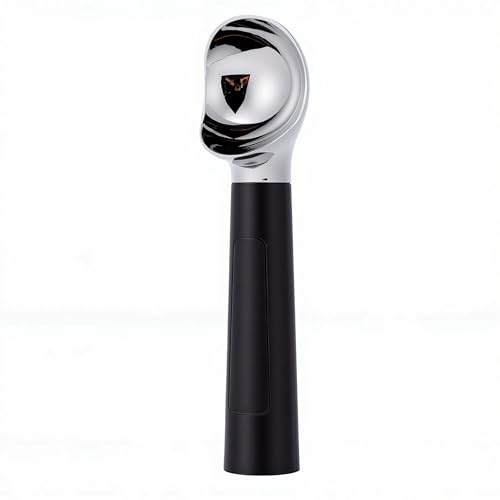 Keenso Cuillère à Glace Chauffante, Cuillère à Glace électrique en Acier Inoxydable avec Batterie Rechargeable de 2000 MAh, à Automatique à Chauffage Rapide avec Affichage de la Batterie pour les