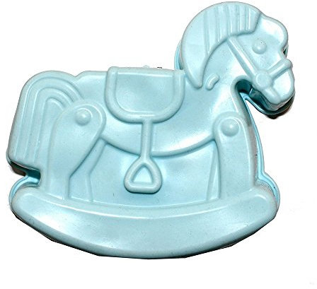 GUIZMAX Tarteform Pferd Silikon Kuchen Gebäck blau