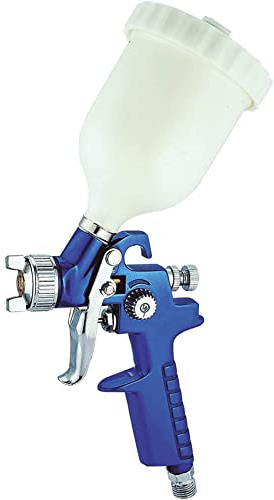 Pistola de Pintura Neumática por Gravedad – Pistola Pulverizadora Profesional para Pintar Coches y Piezas, Aire Comprimido, Regulación de Aire y Pintura, Rosca 1/4”