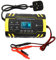 6226128625237, 12V 24V 3-Stage Automatic Trickle Battery Charger Maintainer With LCD Screen Uk Plug for Cars Motorcycles Boat (Uk Plug)