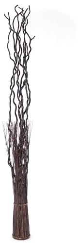 DESIGN DELIGHTS WEIDENBÜNDEL Nova | 180x27x27 cm (HxBxT), Weidenholz | natürliche Weidenzweige, Raumteiler, Paravent, Weidenbüschel, Weidenruten | Farbe: braun