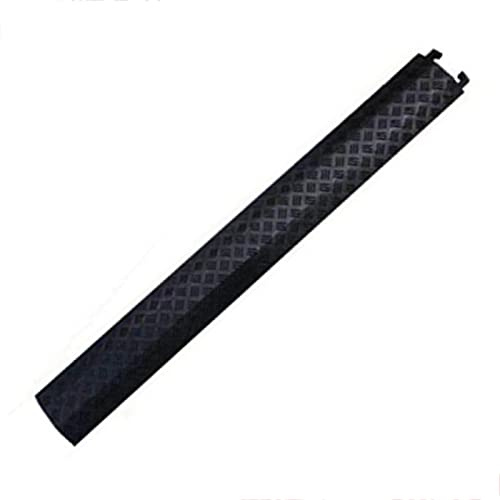 HOME UK Rampa de protección de Cables, Protector de Cable/pasacable de plástico, Puente de Cables Canaleta Cables Suelo, para Suelo protección de Cables eléctricos de 1 vía