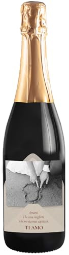 Idea regalo spumante Prosecco DOC, bottiglia personalizzata esclusiva e originale per San Valentino, bomboniere, anniversario di fidanzamento e di matrimonio (0,75L, Lettera con foto e dedica)