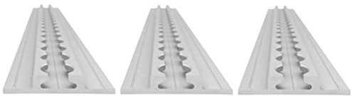 lasiprofi Airlineschiene Flügel unten: 65 x 11 mm, 500 mm, 1 STK | Zurrschiene | 50 cm | kompatibel mit Fittingen | Silber eloxiert | für Transporter, Wohnwagen, Sprinter UVM. | Aluminium | 0,5 m