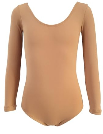 JoyCan Ice Figure Skating Tops Girls Skating Performance Wear Fleece Inside Adult Training Women Competition Colour of Skin