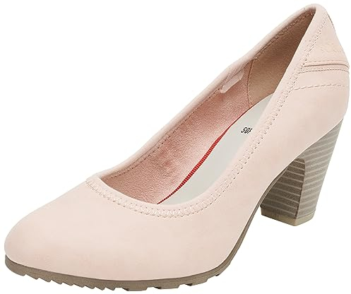 s.Oliver Damen Pumps mit Blockabsatz Elegant, Rosa (Soft Rose), 36 EU