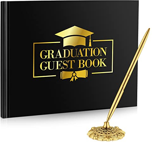 Class of 2026 Graduation Guest Book with Signature Pen Graduation Signing Book Grad Party Sign in Journal Memory Scrapbook for Message Keepsake Autograph School Students Gifts