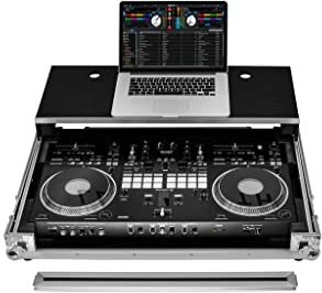 ODYSSEY Pioneer DDJ-REV7 Glide Style Flight Case mit Rollen und Laptop-Plattform
