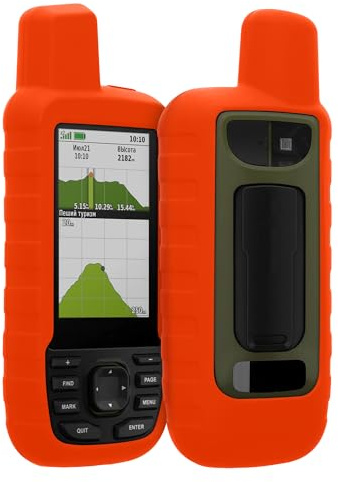 kwmobile Hülle kompatibel mit Garmin GPSMAP 66sr / GPSMAP 67 - Schutzhülle für GPS Handgerät in Orange
