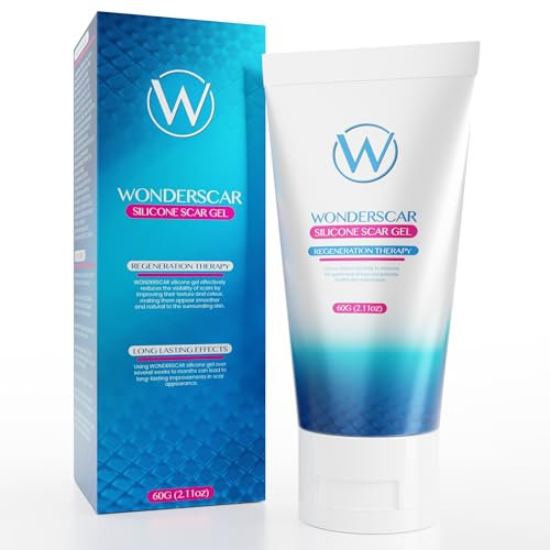 WONDERSCAR™ Silicone Scar Gel - 60g Large - Effective Scar Treatment & Stretch Marks Removal Cream - Good for Keloid Bump Treatment, C Section Recovery, Burn, After Surgery, Acne Scars!