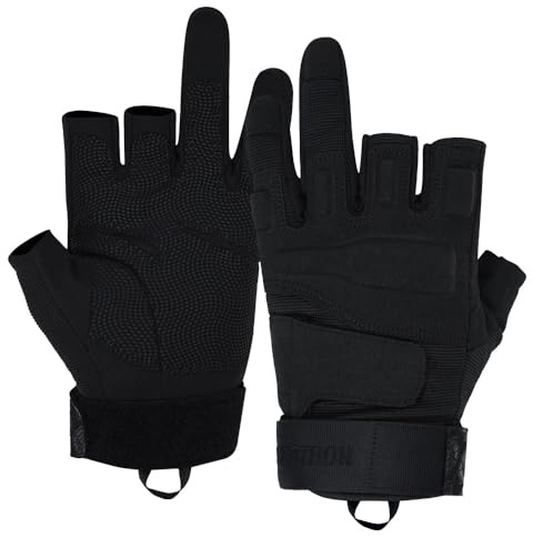 Seibertron Damen Herren S.O.L.A.G Handschuhe taktisch Vollfinger Militär Kampf Armee für Airsoft Militär Paintball Schießen Und Other Outdoor Activities Handschuhe Schwarz