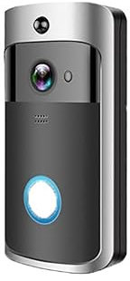 ZXLPHAZ Wireless Doorbell 720P HD Smart Home Wireless WIFI Doorbell Camera Security Video Intercom IR Night Vision AC Battery Operated Home Doorbell for Home School Office (Color : 3) (1)