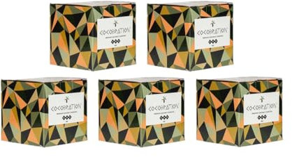 Carbón Natural Cocobration 26mm - 5kg (5x1kg) | Carbón para Cachimba, Shisha y Hookah, Cáscaras de Coco, Biodegradable, Combustión Larga y Uniforme