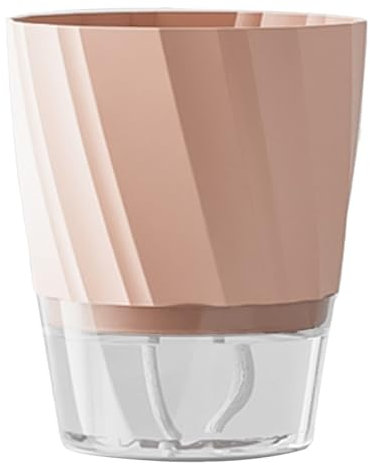 Piante da appartamento in argilla, vasi di violetta africana, plastica trasparente, vaso per irrigazione automatica, vaso quadrato per tutte le piante da interno, aiuola rialzata (B, taglia unica)