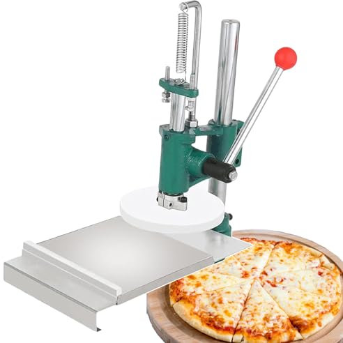 Cookie Presses Pizza Tortilla Makers, Household Stainless Steel Bread Molder Press Machine with Easy-to-Use Handle, Dough Roller Dough Sheeter for Pizza Tortilla Pastry P