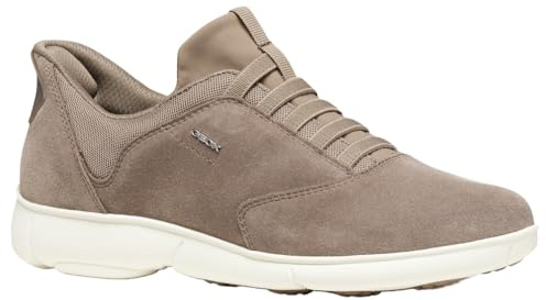 Geox Zapatillas D Nebula 2.0 Plus A para Mujer, Color Topo, 37 EU, Pardo, 37 EU