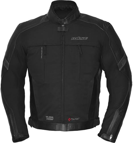 Büse Novaro Motorradjacke Textil/Leder Herren Schwarz 29
