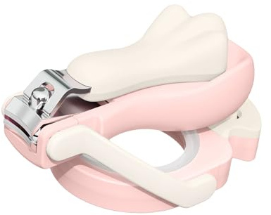 Nagelknipser für Babys, Nagelschere für Füße, tragbar, faltbar, mit Lupe und LED-Licht für Alter