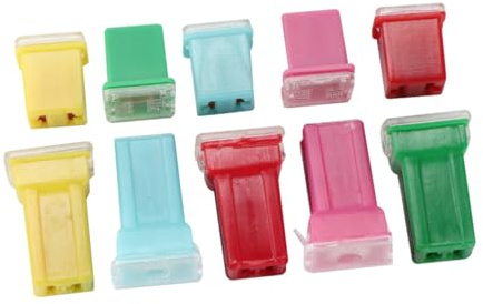 Garneck 10pezzi Fusibile Jcase Forma Di Scatola Per Autoveicoli Assortimento Da Fusibili Basso e Alto Tipo