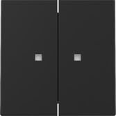 Gira 3631005 Wippe 2f Kontrollfenster System 55 Schwarz matt, 8,30 €