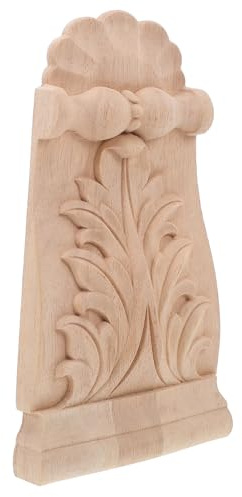 GALPADA Applique Murale Sculptée Bois Massif Style Roman Corbeau Décoratif Européen pour Porte et Arcade Ornement Vintage pour Intérieur Classique et Moderne