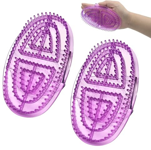 Brosse Méridienne,2 Pièces Brosse de Massage Ventre, Meridian Massage Brush,Peigne de Relaxation Complet du CorpsUtilisé pour Masser les Méridiens, Amincir et Modeler le Corps