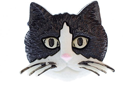 Miniblings Katzenkopf Brosche Katze Kopf Katzenbrosche Pin Anstecker Cat | Statement am Revers, montiert in Berlin, sorgfältig von Hand montiert