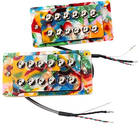 Humbucker 2pcs 50/52mm Kupfer Humbucker Neck Bridge Pickup Set Für E -Gitarre