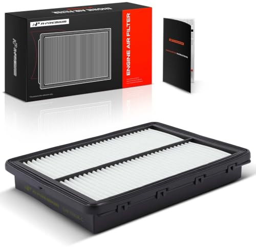 A-Premium Engine Air Filter Compatible with Hyundai Santa Fe 2019-2020, Palisade, Santa Fe Sport & Kia Sedona 2015-2021, Sorento 2016-2020, Telluride 2020-2023, Rigid Panel, Replace# 28113A9100