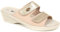Fully Adjustable Mule Sandals - Beige-Gold Size 5