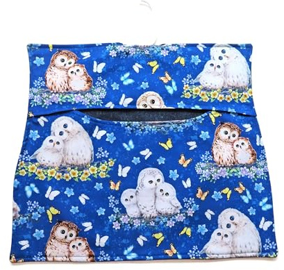 One Large Clothespin Bag, Eco Friendly Peg Bag, Owl Families