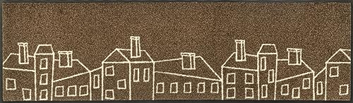 wash+Dry Fußmatte, Linecity 35x120cm, innen und außen, waschbar