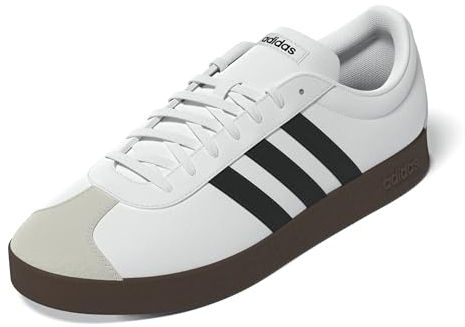 adidas Herren VL Court Base Shoes, FTWR White/core Black/Grey one, 44 2/3 EU