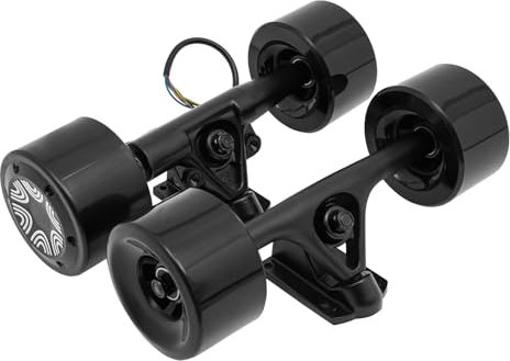 Skateboard Truck Combo Set Single Motor Set für Elektro-Skateboard Speed Skateboarding Ausrüstung Elektrisches Longboard für Erwachsene,für Einstiegs-Skateboard-Modifikation（schwarz）