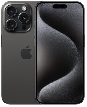 Apple iPhone 15 Pro (1 TB) - Black Titanium (Renewed)