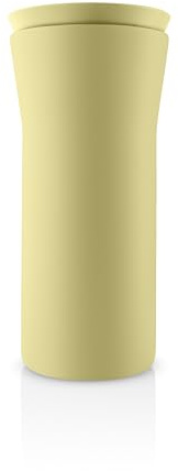 EVA SOLO | City to Go Becher 0,35 l Champagner | Praktischer doppelwandiger Thermobecher für einfache und einfache Einhandbedienung – Klickdeckel ermöglicht Trinken von Allen Seiten | Sekt