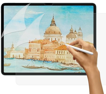 SUEEWE [2 Piezas] Protector Pantalla Mate para iPad Air 13 (2026 M4/2025 M3/2024 M2), Antirreflejo PET Protector Pelicula de Feel Like Efecto Papel para Dibujar y Escribir