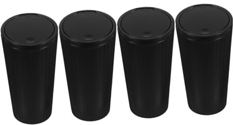 SOLUSTRE 4stücke Car Trash Can Mit Deckel Tragbarer Auto-mülleimer Für Und Beifahrer Und Auslaufsicher Für Pkw Suv Und Minivan